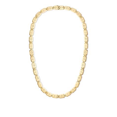 chain links gourmette necklace louis vuitton|Les Gastons Vuitton Masterpiece Gourmette Necklace, White .